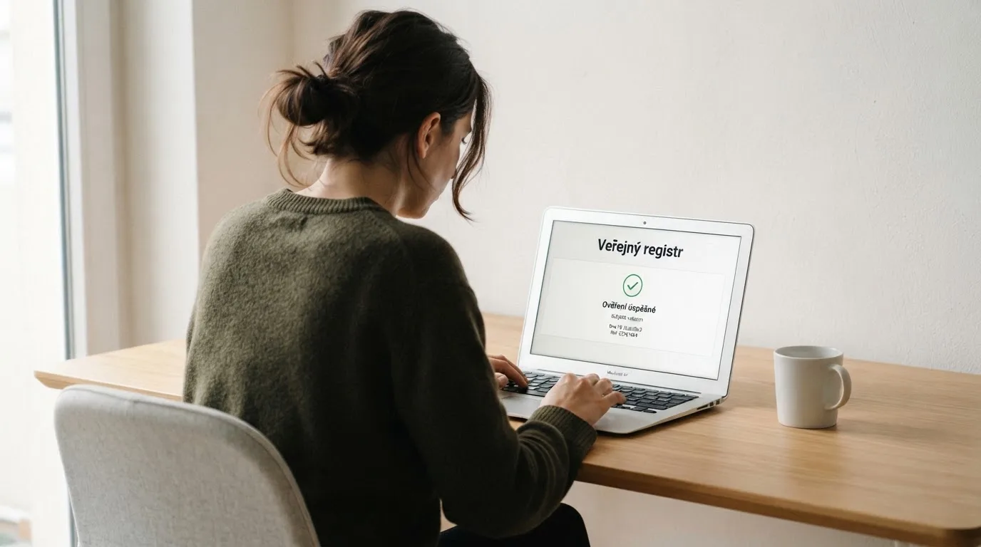 Ověření licence online casina ve veřejném registru Ministerstva financí ČR — ukázka výpisu z registru