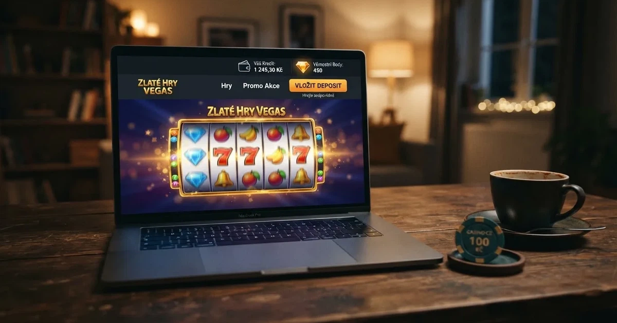 Rozhraní online casina s logem etherea, tlačítkem pro vklad v kryptoměně a otevřenou herní nabídkou